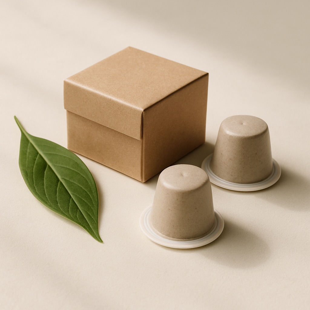 Sustainable single-serve packaging: recyclable pods and kraft paper carton