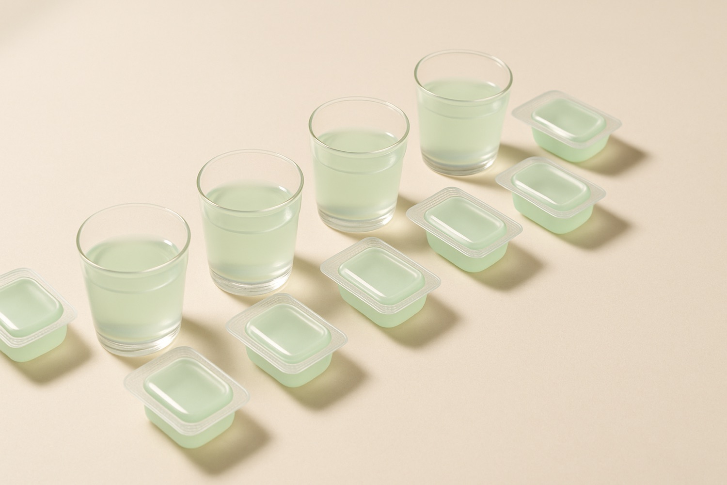 Single-serve mouthwash pods