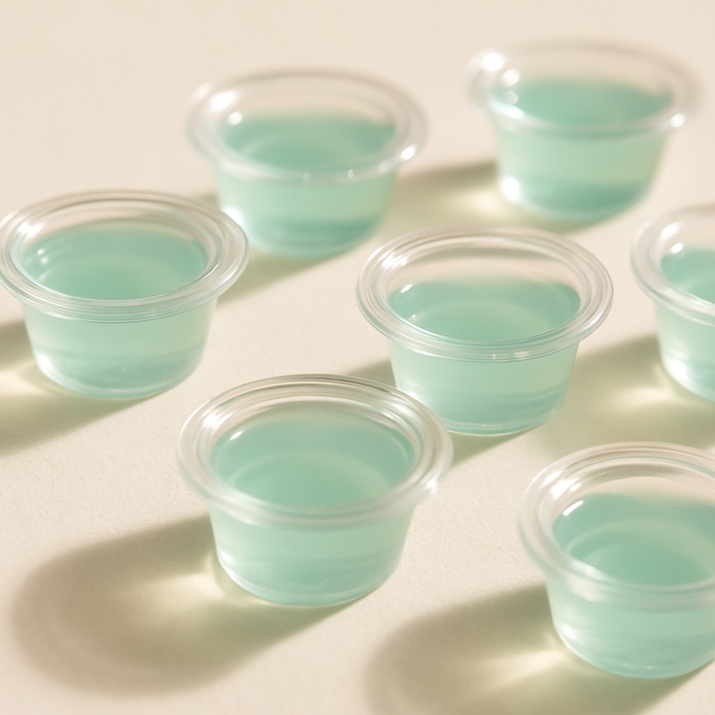 Single-serve mouthwash pods